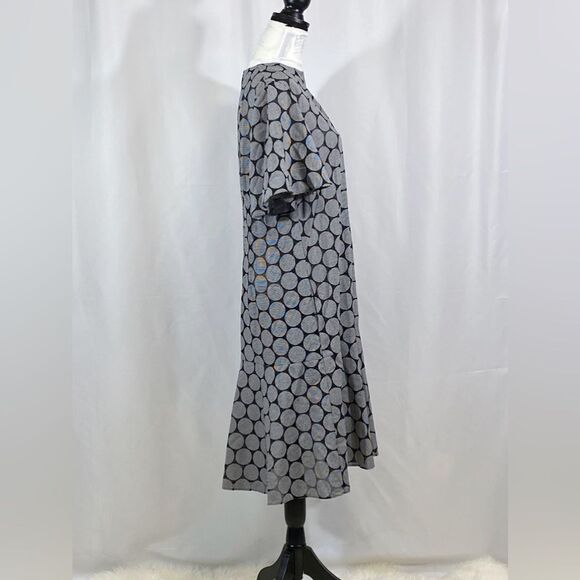 Akris Punto Geometric Textured Knee Length Dress size 10 - Picture 11 of 13